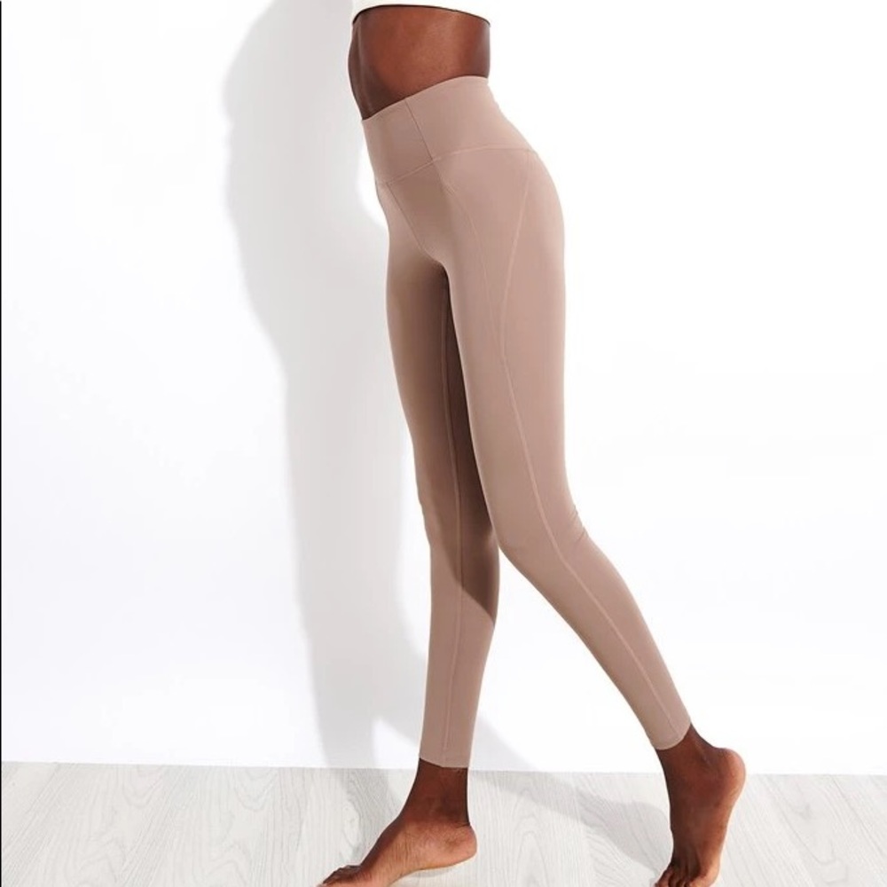 Girlfriend Collective summer high rise cropped compression leggings Quartz